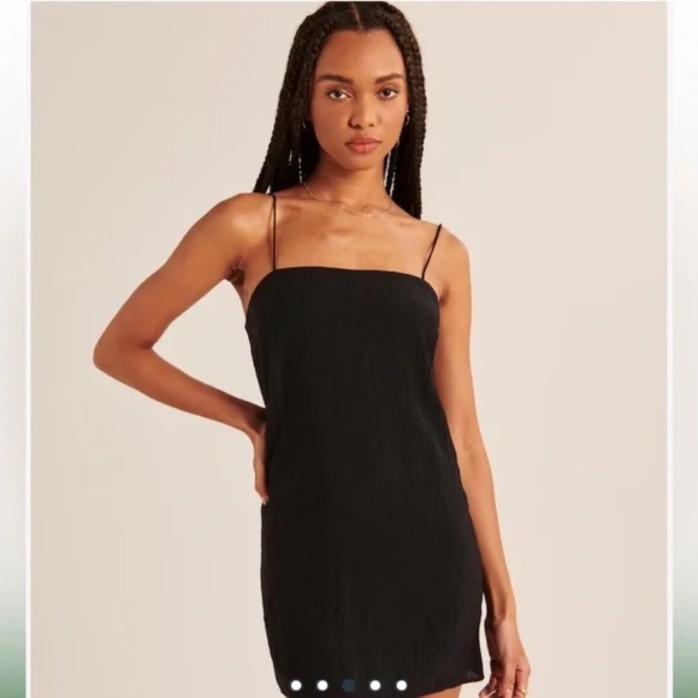 Abercrombie Crinkle Texture Mini Dress